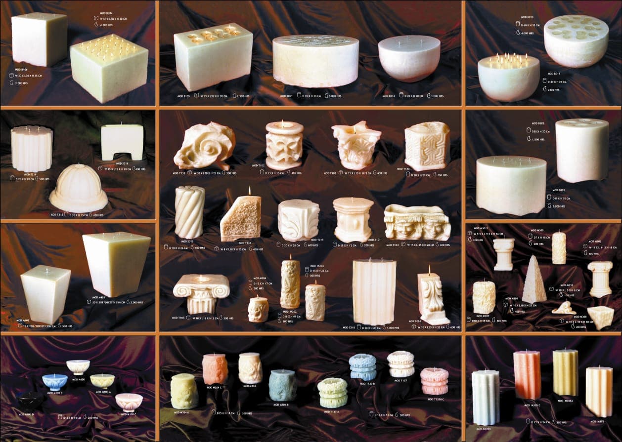 Holiday table setting with candles